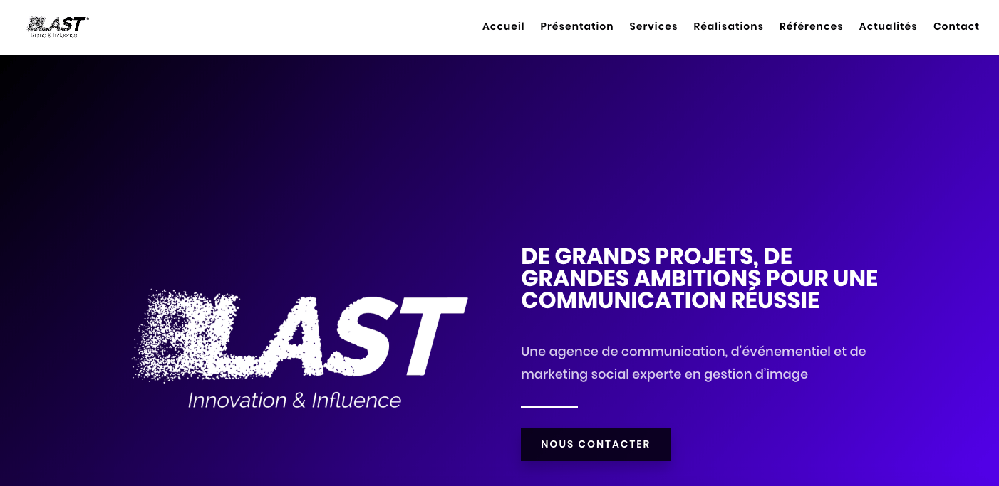 projet-blast-influence-cms-wordpress